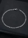 1Pc Simple Chain Stainless Steel Bracelet